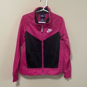 Girls Nike Pink Zip Up